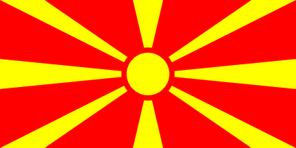 North Macedonia Flag